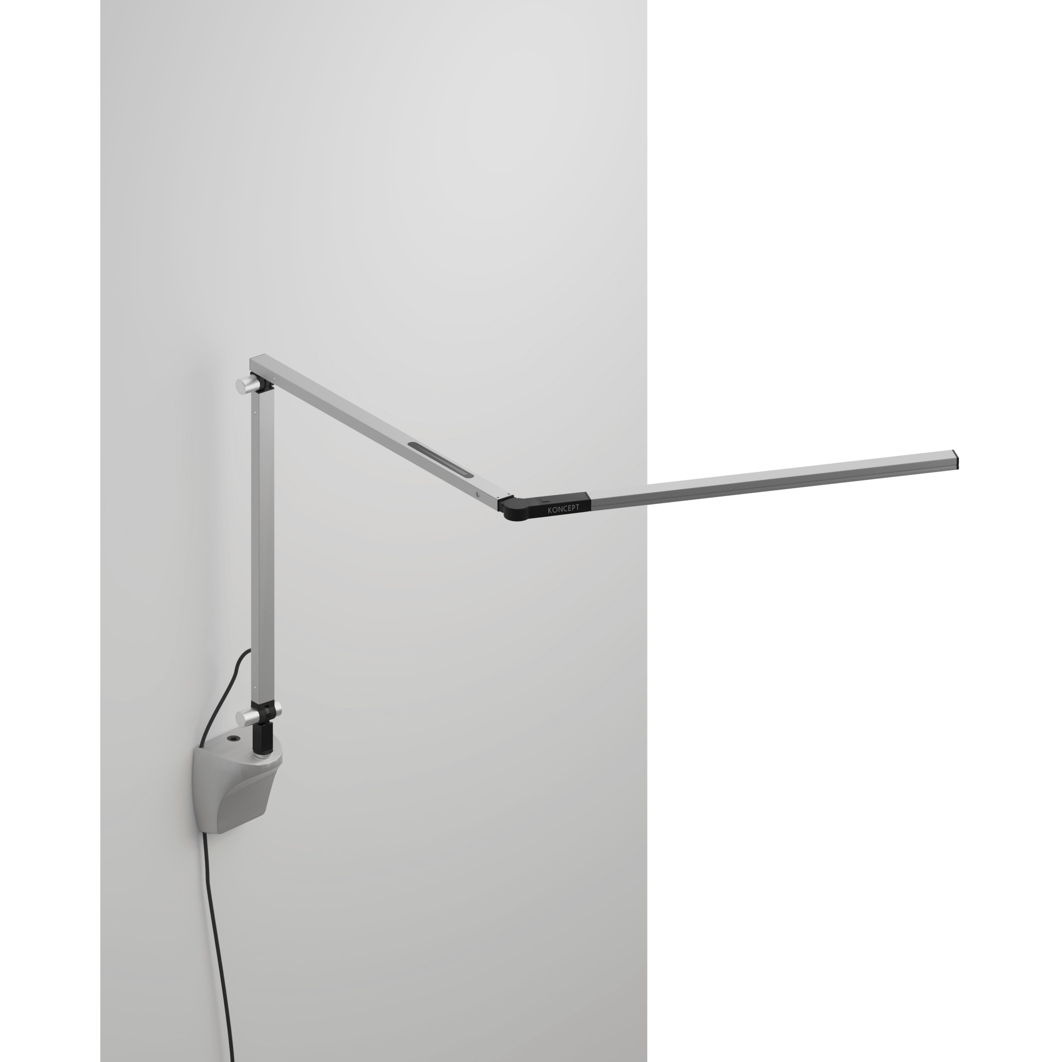 Z-Bar Mini LED 2.6 inch Silver Wall Mount Desk Lamp Wall Light
